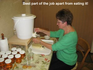 Best part of the job apart from eating it - Photo by D Barnes 2010